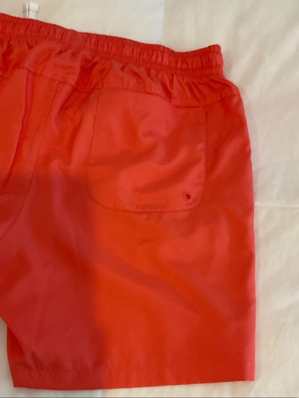 Nike men Coral-orange Athletic Shorts/ trunks lined